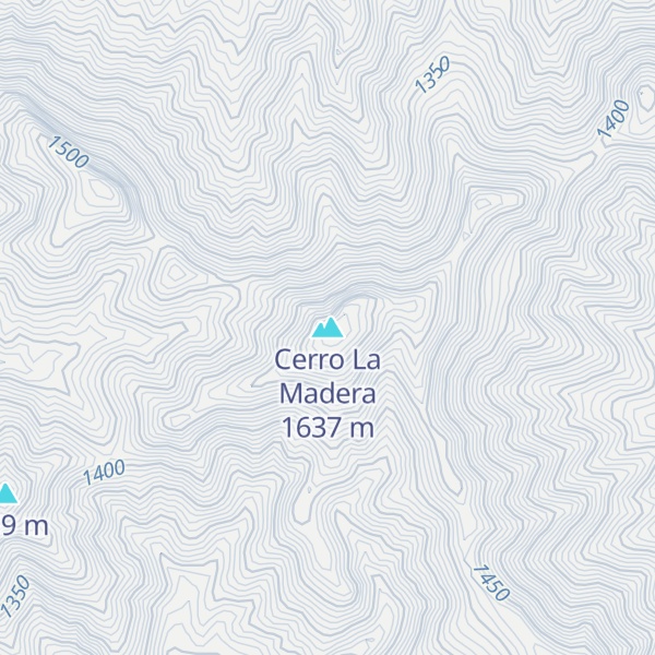 Map of Cerro La Madera