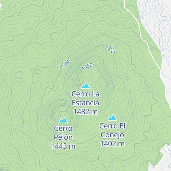 Map of Cerro La Estancia