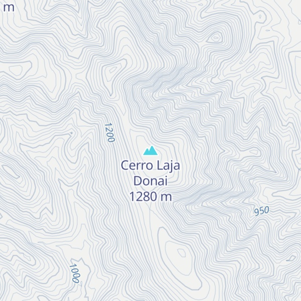 Map of Cerro Laja Donai