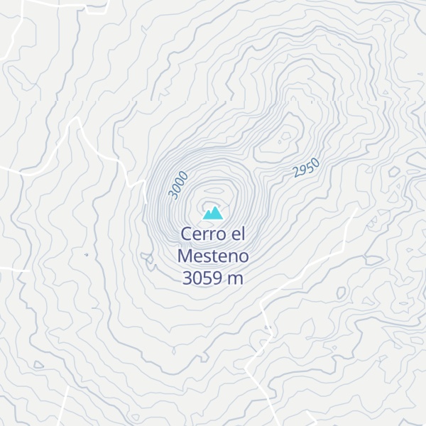 Map of Cerro el Mesteno