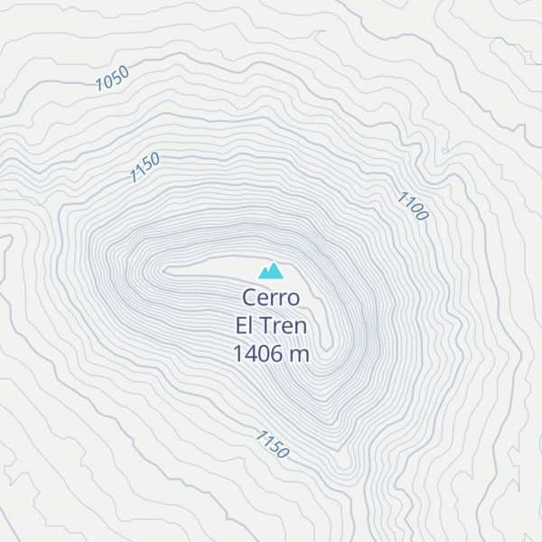 Map of Cerro El Tren