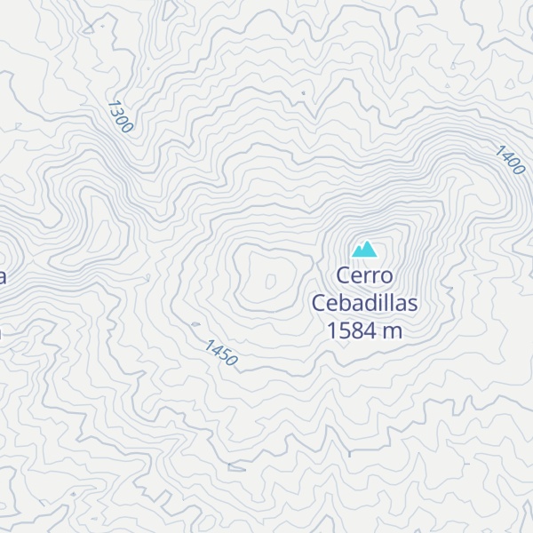 Map of Mesa Los Arados