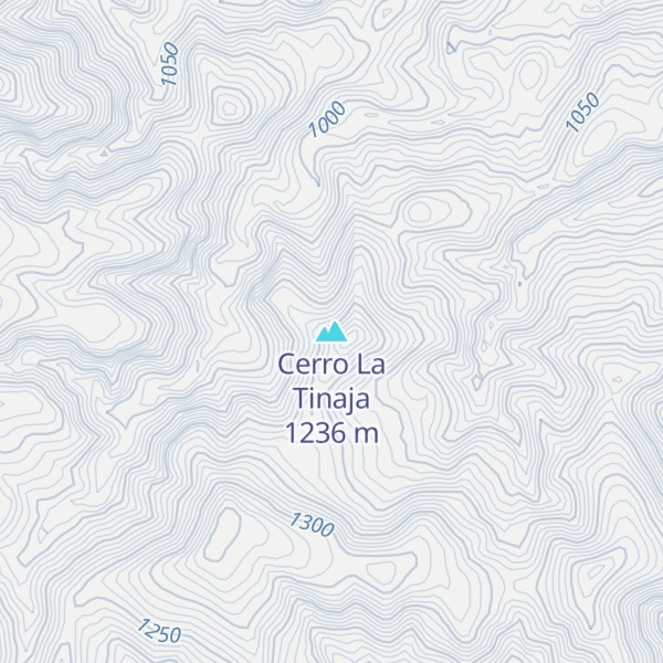 Map of Cerro La Tinaja