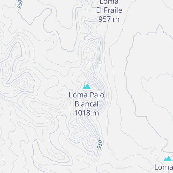 Map of Loma Palo Blancal