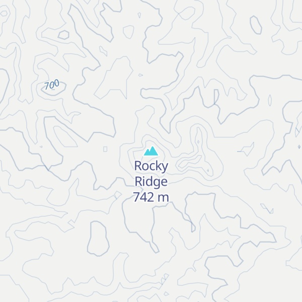 Map of Rocky Ridge