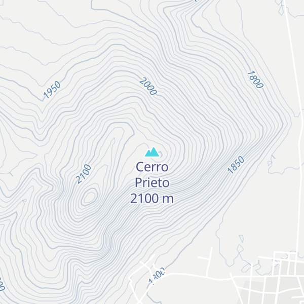 Map of Cerro Prieto