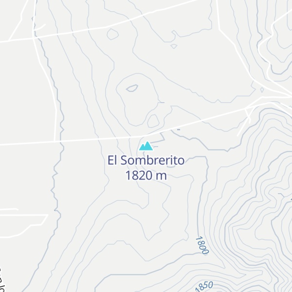 Map of El Sombrerito