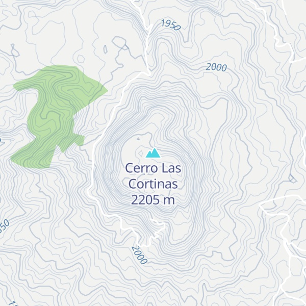Map of Cerro Las Cortinas
