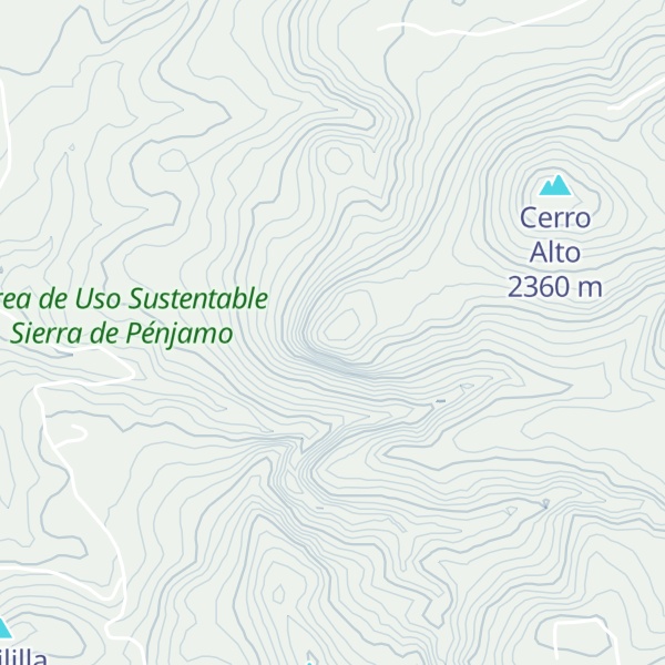 Map of Peña Colorada
