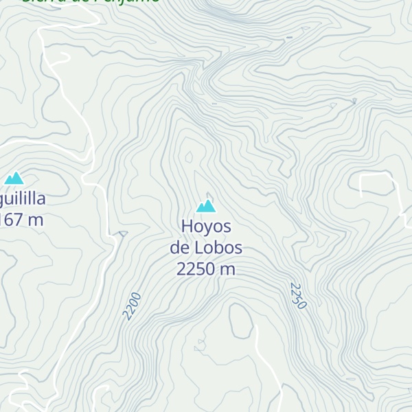 Map of Hoyos de Lobos