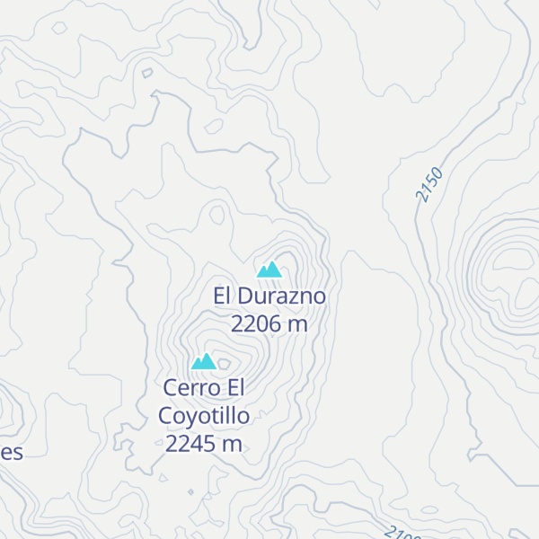 Map of El Durazno