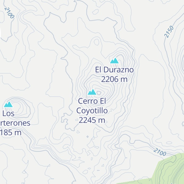Map of Cerro El Coyotillo