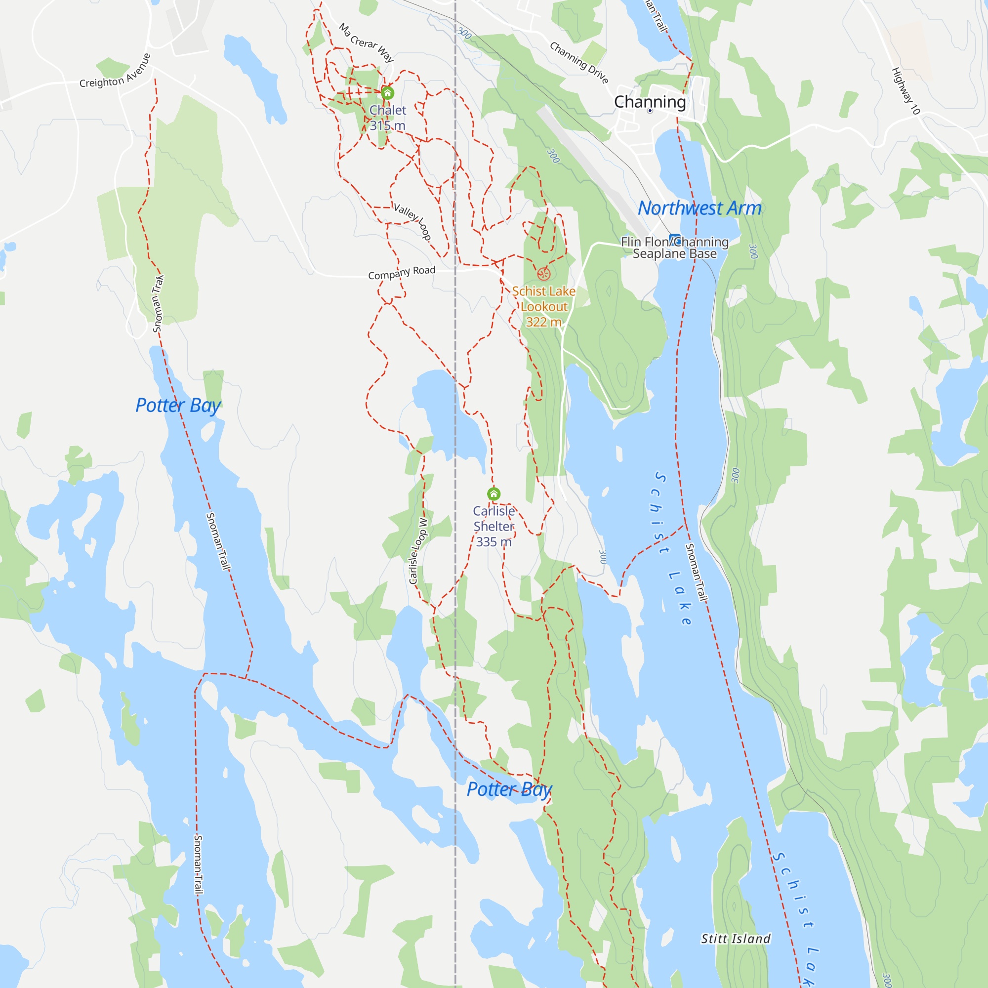 Carlisle Shelter map