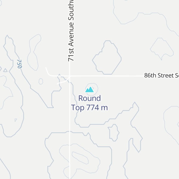 Map of Round Top