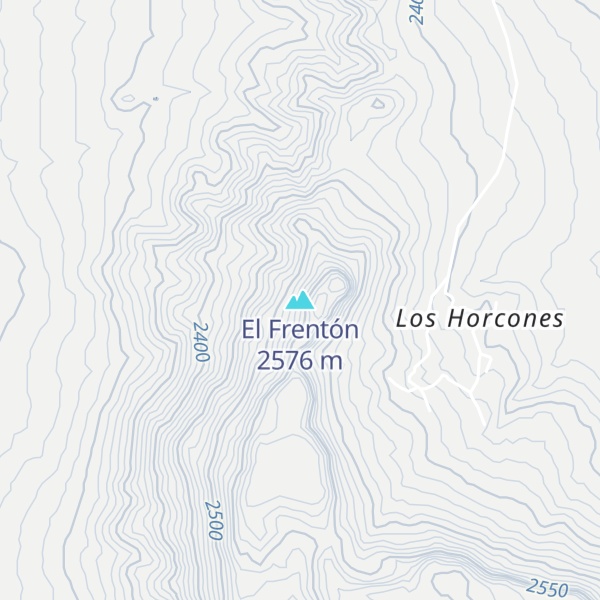 Map of El Frentón