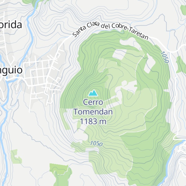 Map of Cerro Tomendan