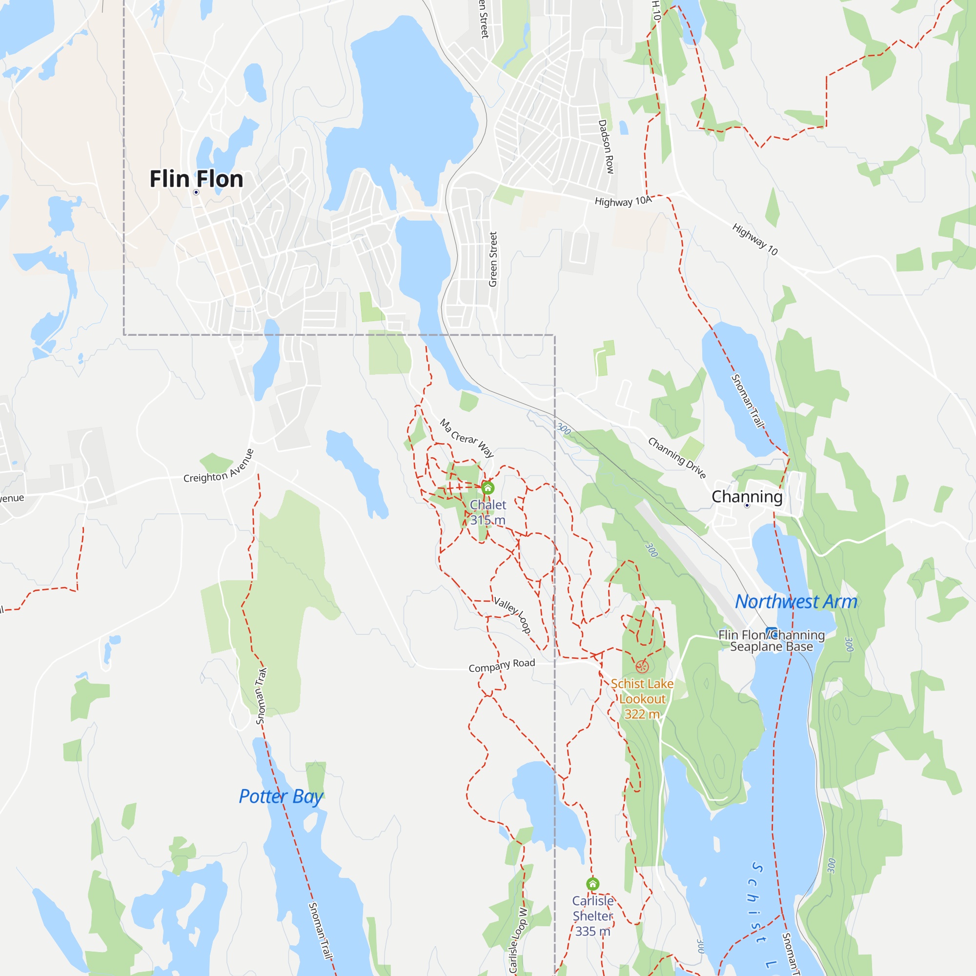 Chalet map
