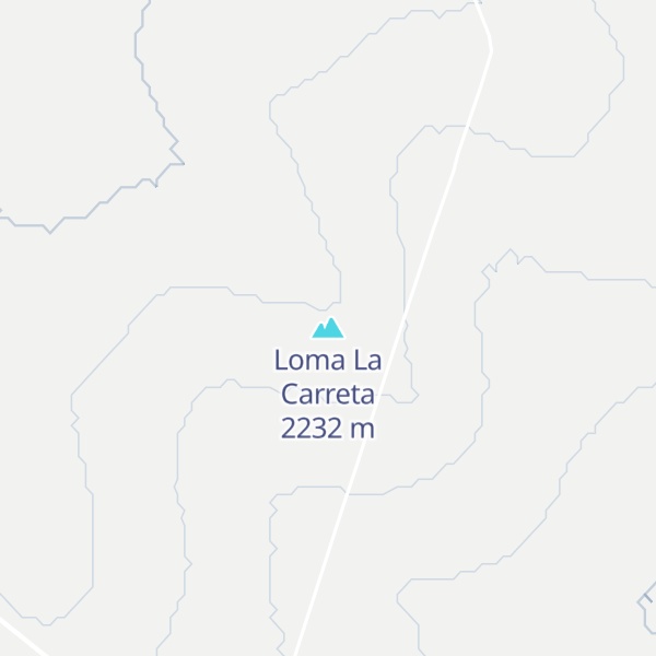 Map of Loma La Carreta
