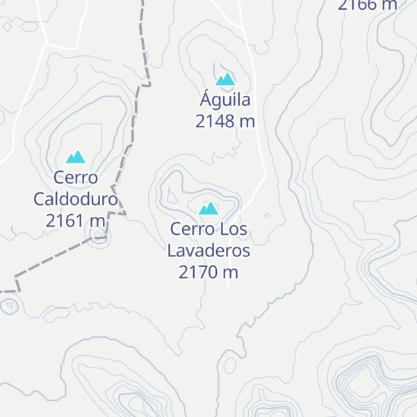 Map of Cerro Los Lavaderos