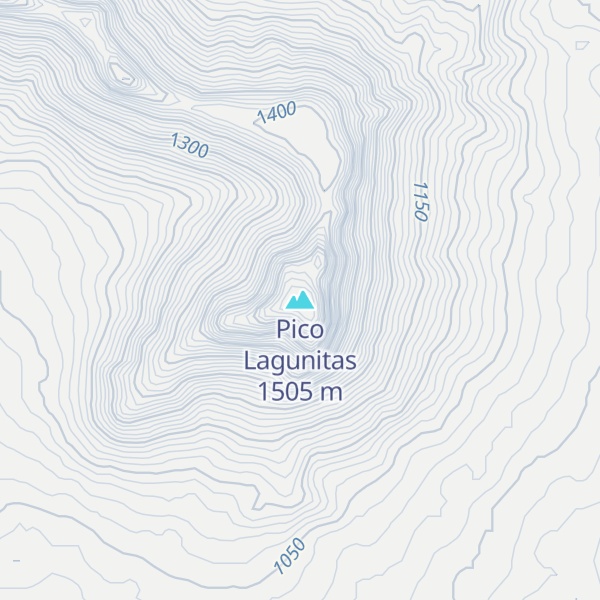 Map of Pico Lagunitas