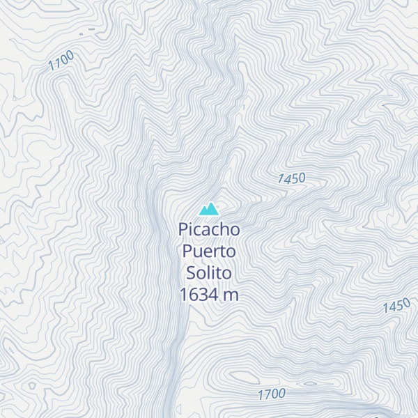 Map of Picacho Puerto Solito