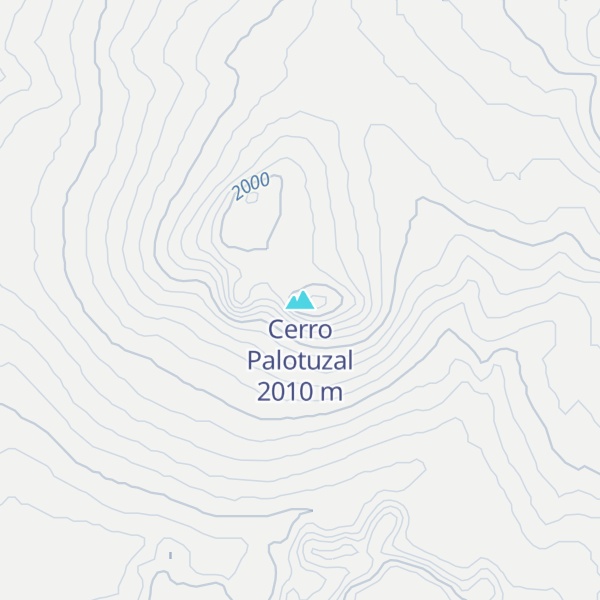 Map of Cerro Palotuzal