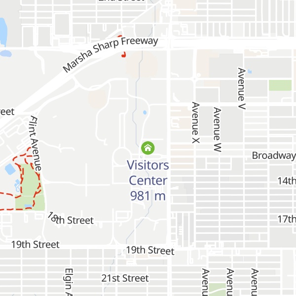 Map of Visitors Center