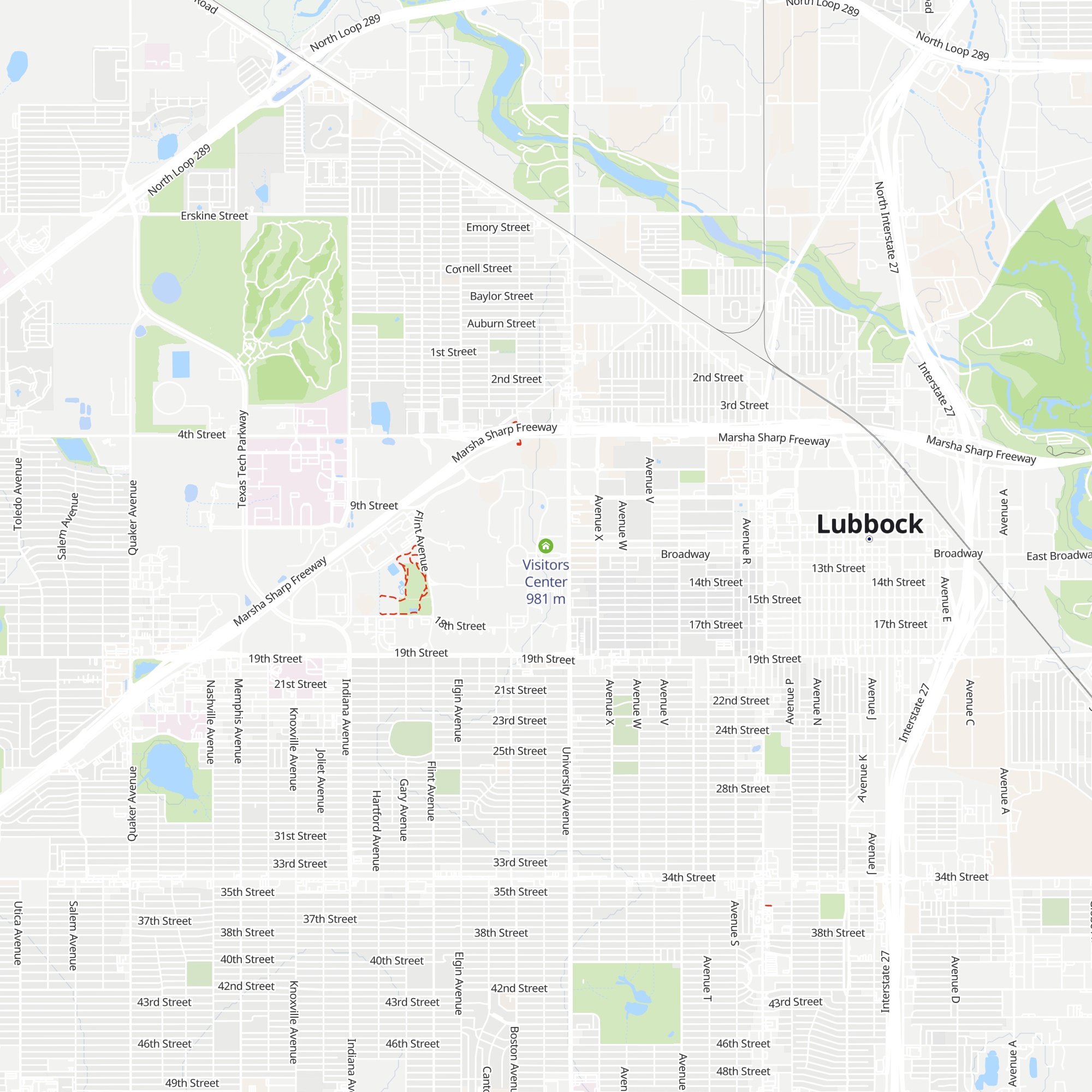Visitors Center map