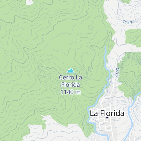 Map of Cerro La Florida