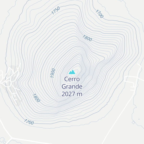 Map of Cerro Grande