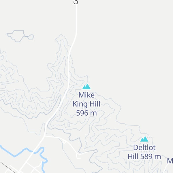 Map of Mike King Hill