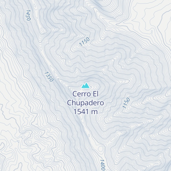 Map of Cerro El Chupadero