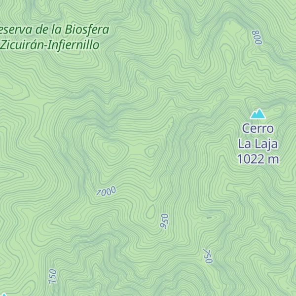 Map of Cerro Los Copos