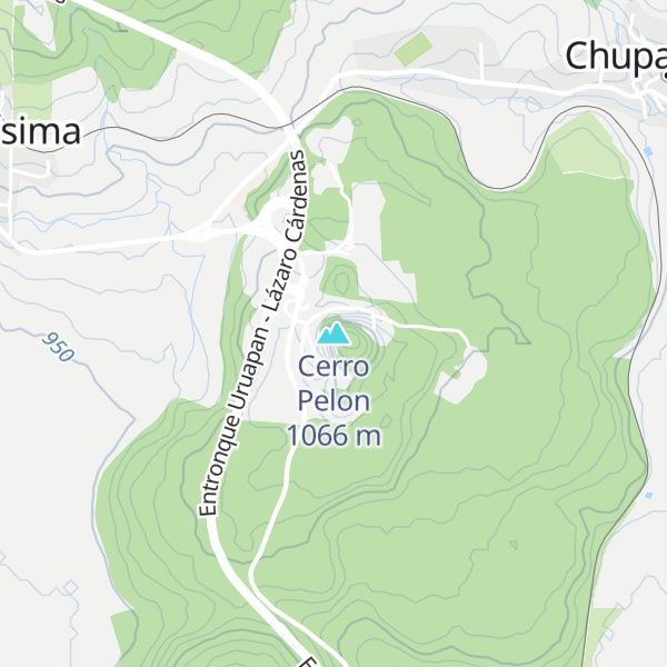 Map of Cerro Pelon