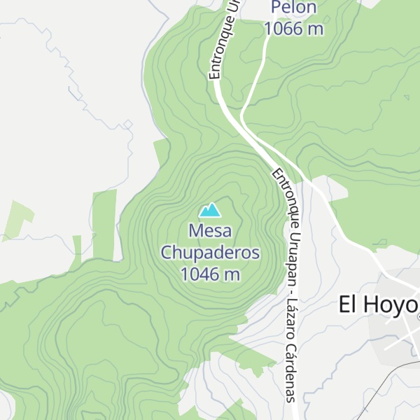 Map of Mesa Chupaderos