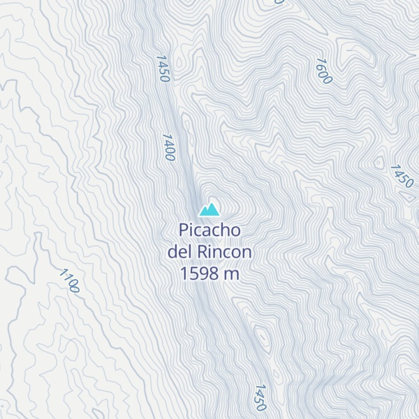 Map of Picacho del Rincon
