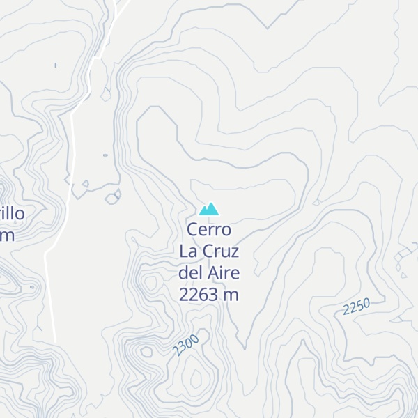 Map of Cerro La Cruz del Aire
