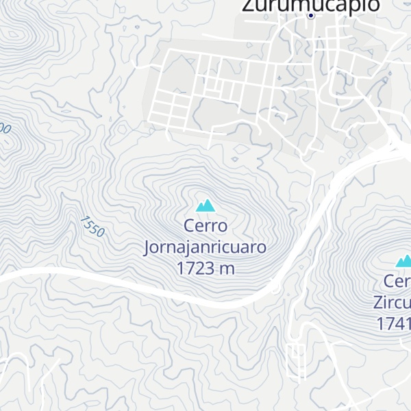 Map of Cerro Jornajanricuaro