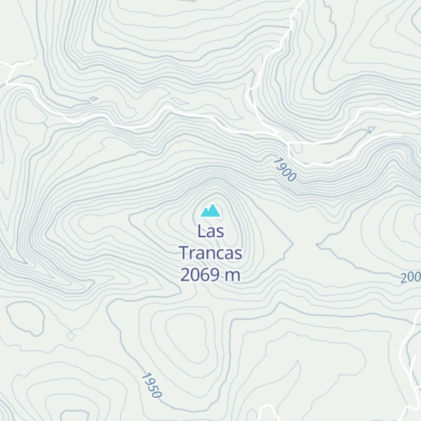 Map of Las Trancas