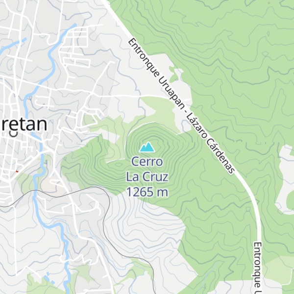 Map of Cerro La Cruz
