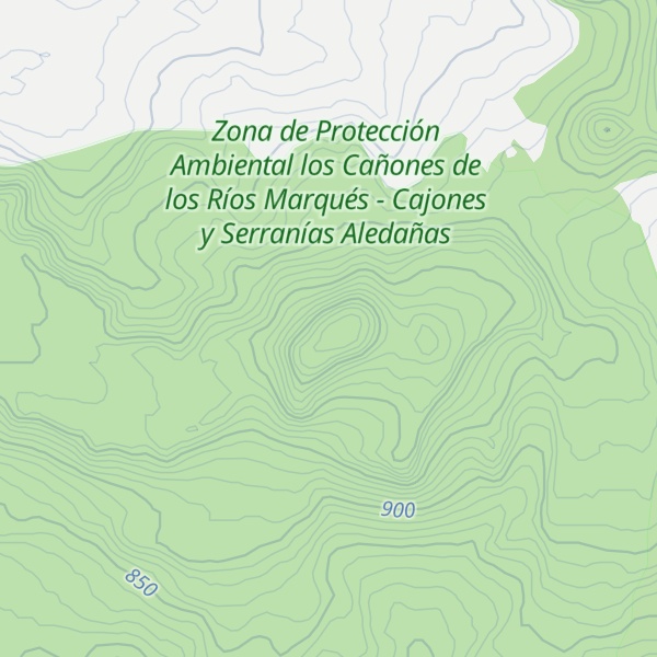 Map of Cerro Los Puercos