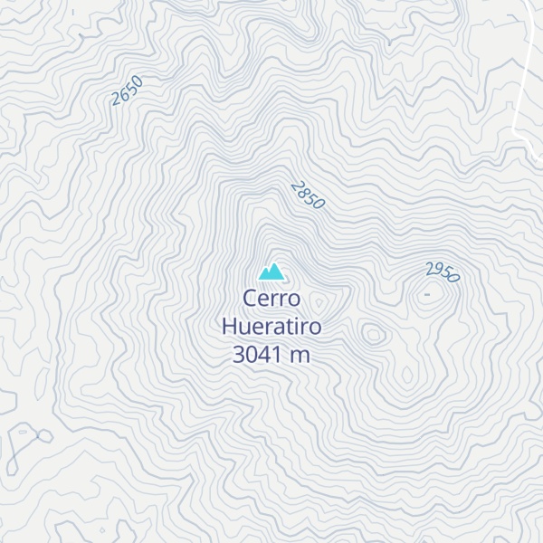 Map of Cerro Hueratiro