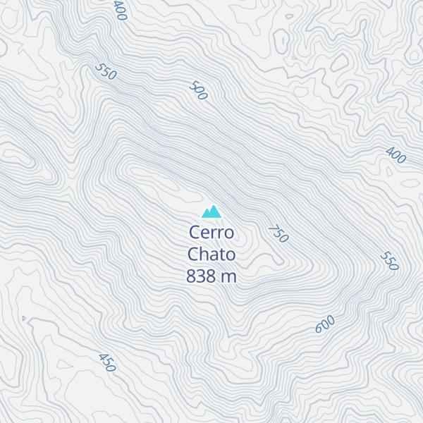 Map of Cerro Chato