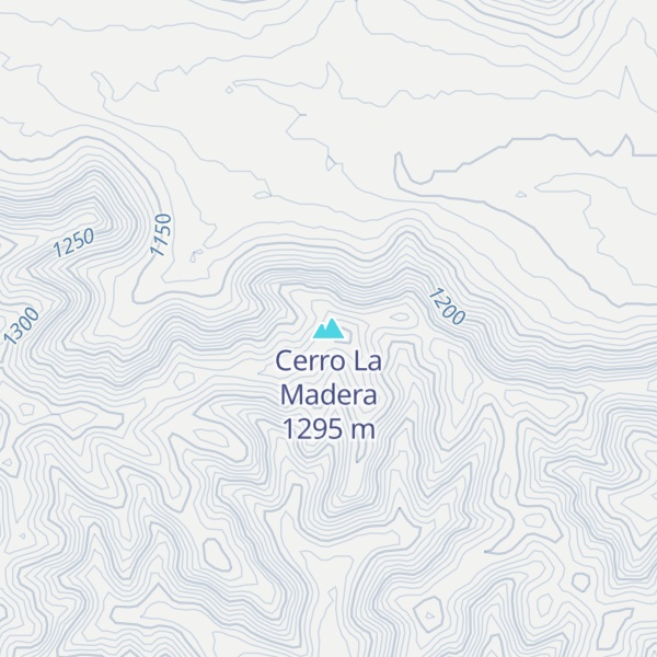 Map of Cerro La Madera
