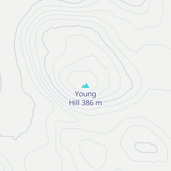 Map of Young Hill