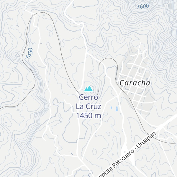 Map of Cerro La Cruz