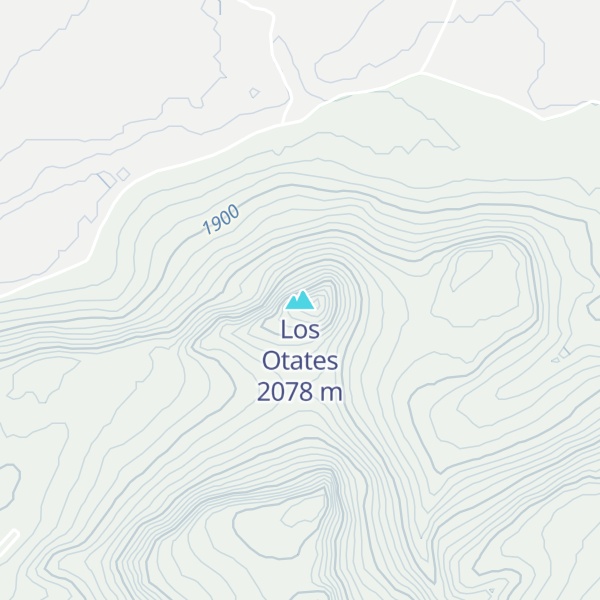 Map of Los Otates
