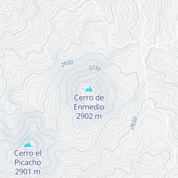 Map of Cerro de Enmedio