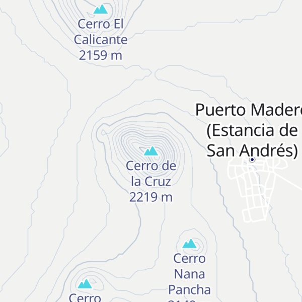 Map of Cerro de la Cruz