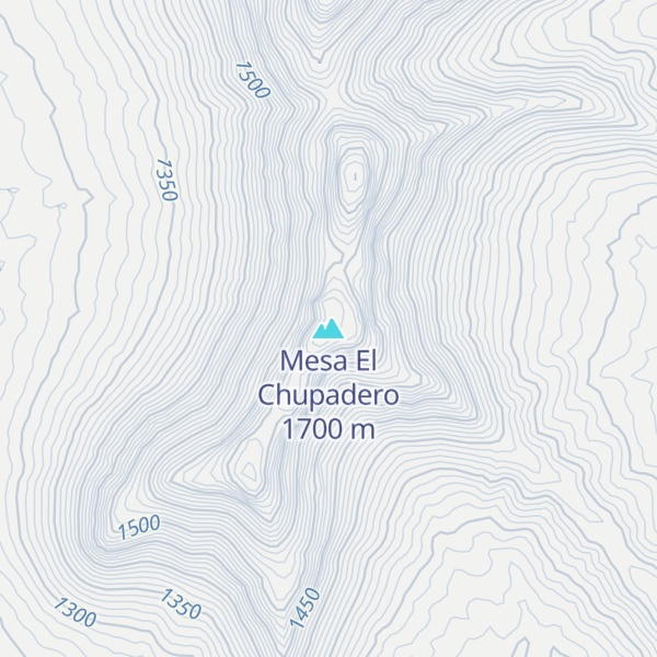 Map of Mesa El Chupadero